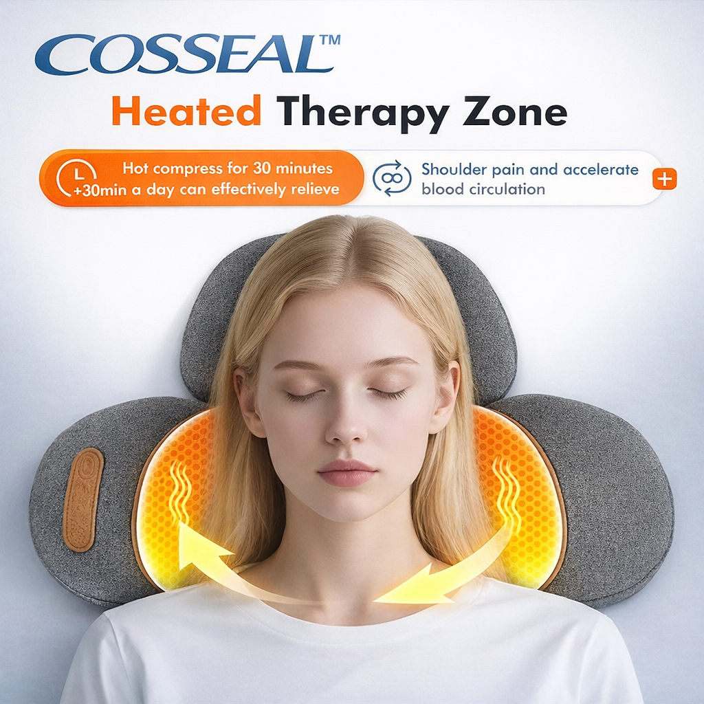 3-in-1 neck pillow massager