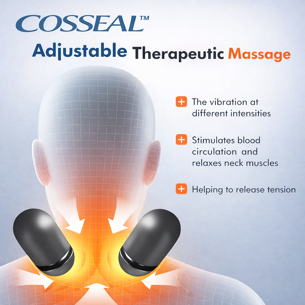 3-in-1 neck pillow massager