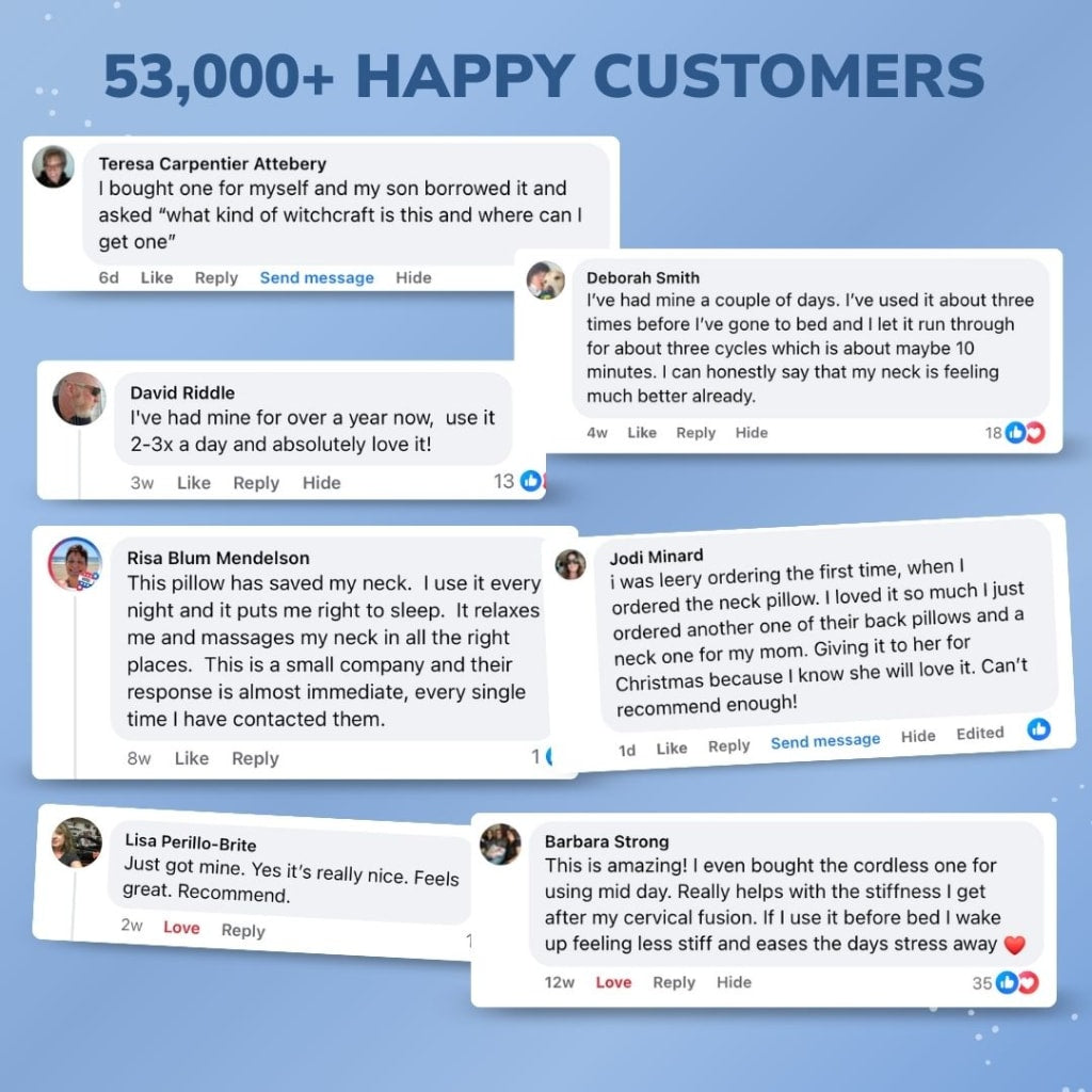 3-in-1 neck pillow massager